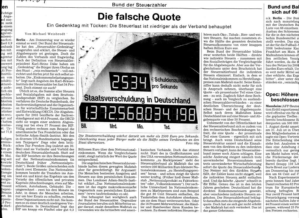 Artikel Süddeutsche 2004